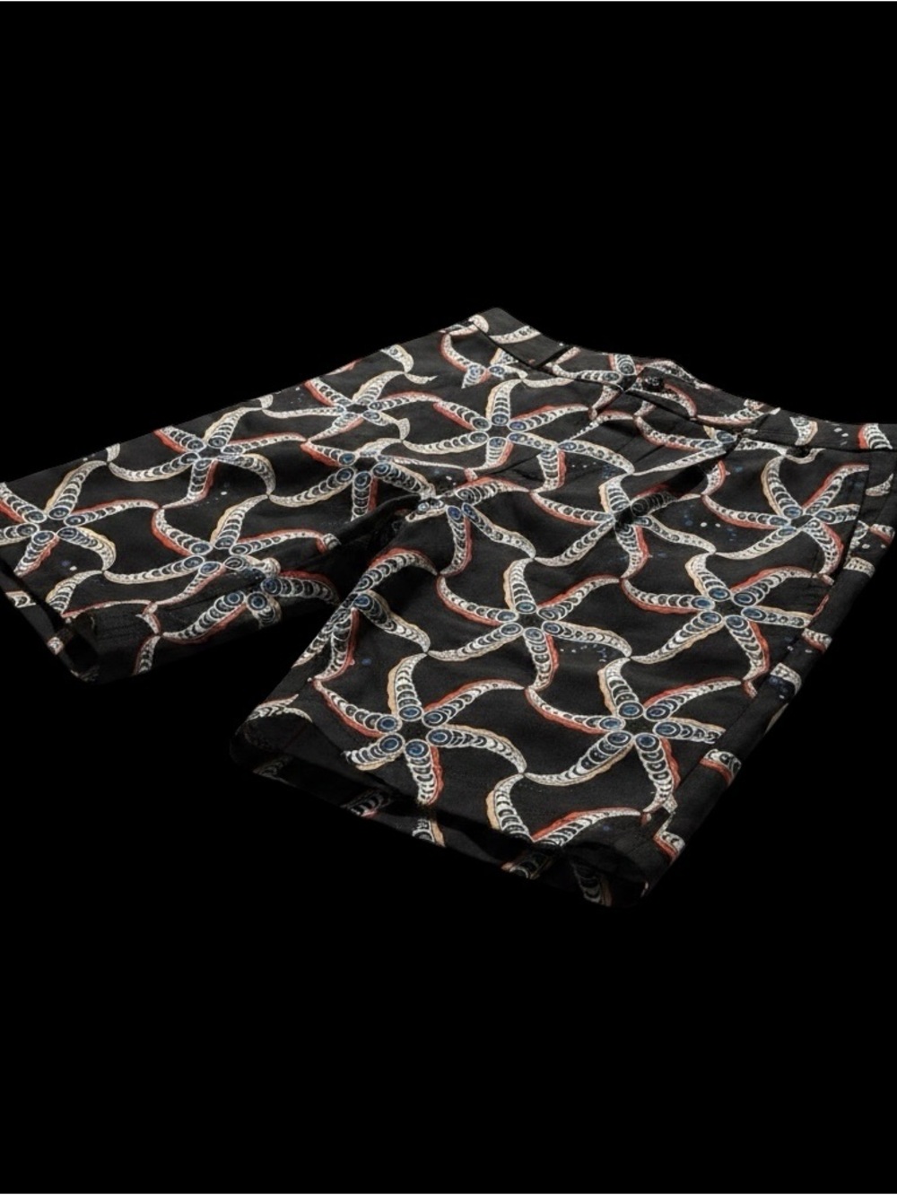 Navy Starfish-Patterned Shorts - Picture 2 of 5
